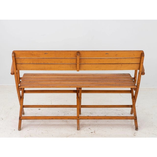 1930s Bauhaus Folding Bench For Sale - Image 4 of 10