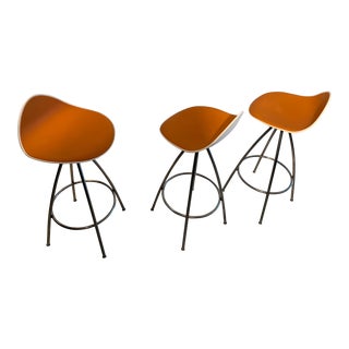 Modern Stua Onda Counter Stool - Set of 3 For Sale