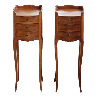 Petit Bedside Tables, France, 1920, Set of 2 For Sale