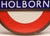 A vintage original London Underground enamel sign, once displayed at the iconic Holborn Station. Since its first...