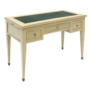 Painted Louis XVI Style Desk For Sale