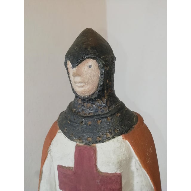 Sculpture Guglielmo Embriaco by Umberto Piombino for Il Tondo, Produced for Erg S.P.A., Italy, 1983 For Sale - Image 9 of 18