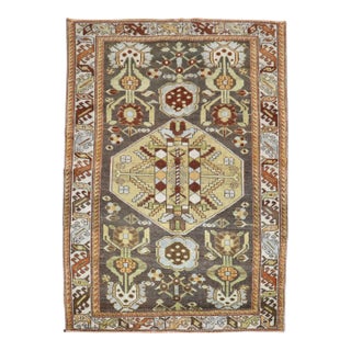 Zabihi Collection Antique Persian Bakhtiari Scatter Size Rug - 3'9" x 5' For Sale