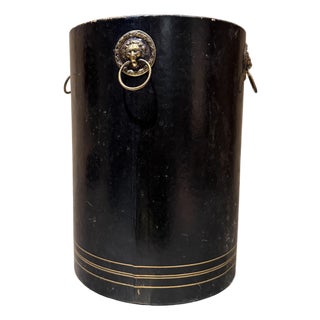 Hollywood Regency Tole Peinte Catch All Umbrella Waste Basket For Sale