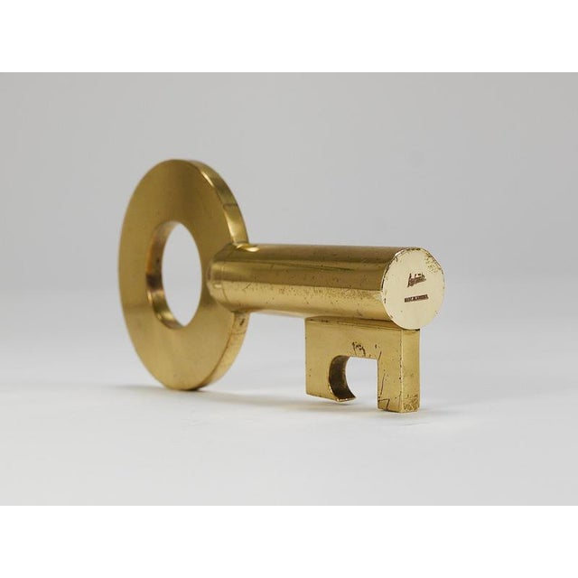 1950s Large Modern Brass Cork Screw by Carl Auböck, 1950s For Sale - Image 5 of 18