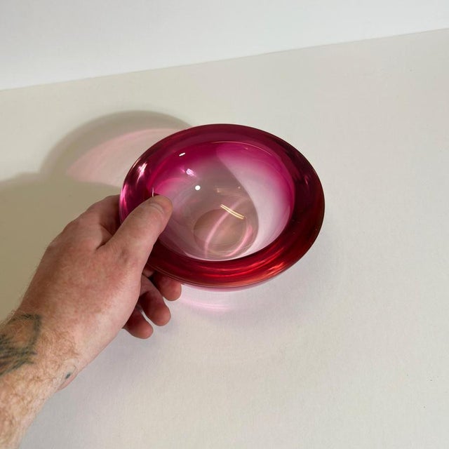 Murano Glass Bowl by Archimede Seguso, Italy, 1960s For Sale - Image 6 of 10