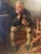 Brown Karl Bauer, Pipe and Spinning Wheel, Oil Painting on Canvas For Sale - Image 8 of 12
