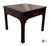 Wood Vintage Henredon Chippendale Style Mahogany Side Table For Sale - Image 7 of 12