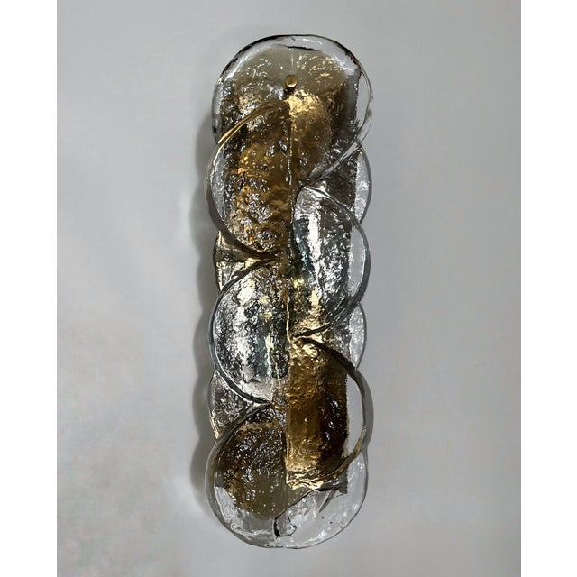 Mid-Century Modern Austrian Citrus Wall Sconces in Murano Glass by J. T. Kalmar for Kalmar, 1970s, Set of 5 For Sale - Image 4 of 18
