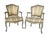 French 19th Century French Louis XV Style Rococo Fauteuil Armchairs For Sale - Image 3 of 11
