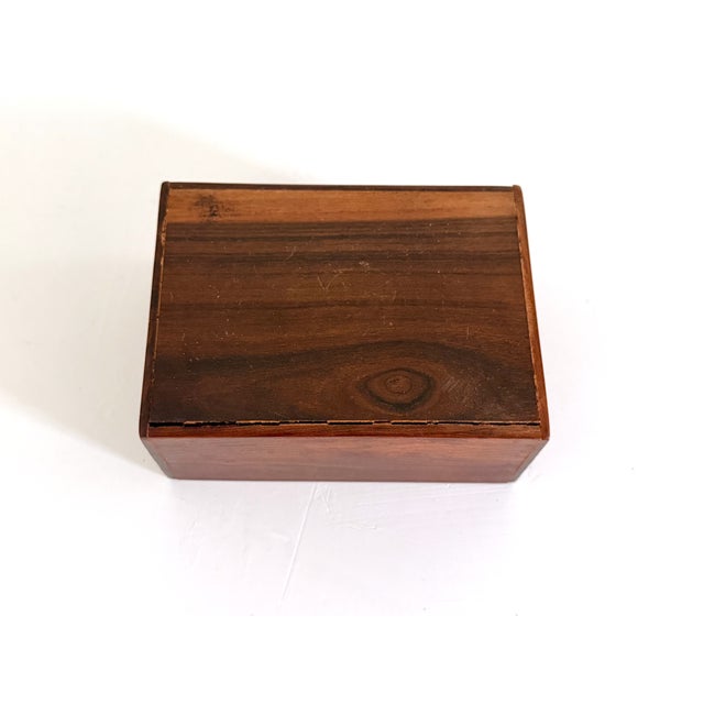 Peruvian Artisan Box With Pre-Columbian Textile Fragment For Sale - Image 9 of 9