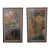 Pair of Large Framed Garden Scene Prints Signed For Sale