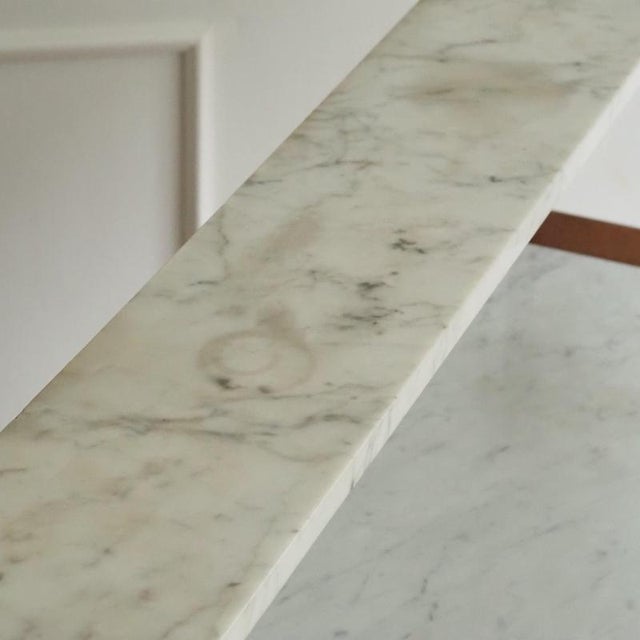 Antique French Washstand with Chest of Drawers, Mirror and Marble Top For Sale - Image 16 of 18