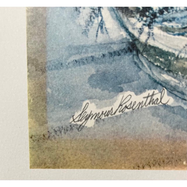 Seymour Rosenthal, Old Jewish Lower East Side NYC Chicken Plucking Seymour Rosenthal Lithograph For Sale - Image 4 of 4