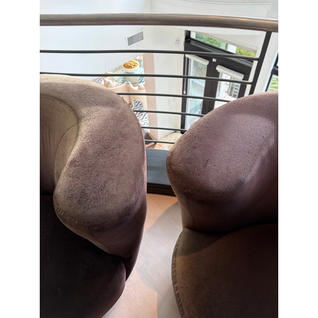 Vladimir Kagan Vladimir Kagan “Nautilus” Chairs For Sale - Image 4 of 7