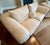 Kreiss Pair of Kreiss Giverny Cream Chenille Upholstery Loveseats For Sale - Image 4 of 12