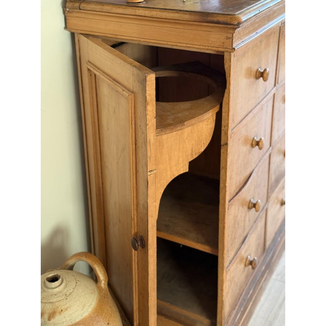 Rare 19th Century English Pine Dairy Hutch For Sale - Image 10 of 12