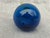 Glass Vintage Blue Glass Tomato Paper Weight For Sale - Image 7 of 11