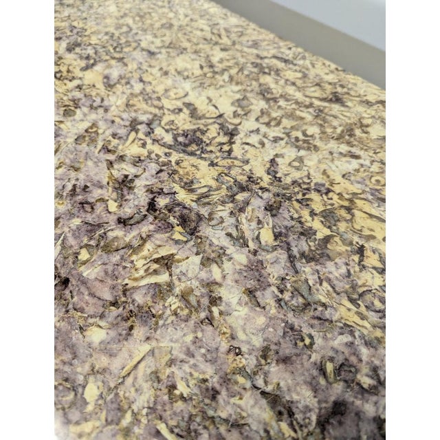 Brown Sideboard in Mahogany and Breccia Marble For Sale - Image 8 of 11