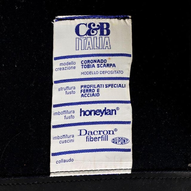 Vintage Coronado Armchairs by Afra & Tobia Scarpa for C&B, 1970s For Sale - Image 10 of 14