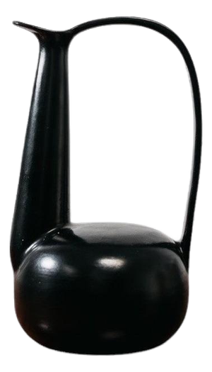 Neo Ponti Bucchero Vase by Gio Ponti, 1940s