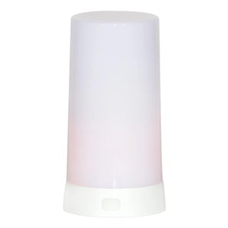 LEDOrange Flickering Light Pillar Candle with Remote (Set of 2) For Sale