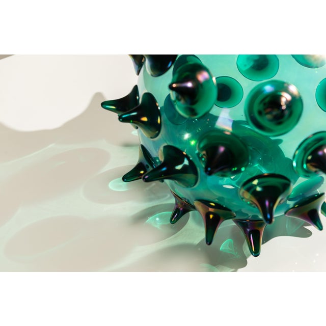 Aqua Riccio Vase in Green by Gae Aulenti for Venini, Italy, 2006 For Sale - Image 8 of 15