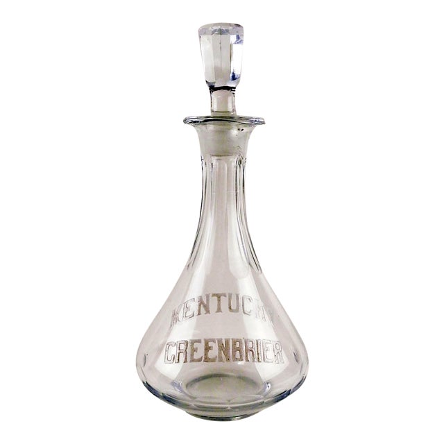 Antique Whiskey Bar Back Decanter Chairish