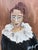 Lovely browns, mixture of glossy and matte, painterly strokes. A rich, warm original Elle Yount oil painting on board in...