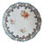 A set of 9 porcelain plates made by Imperial China, Austria c. 1900. Each is edged in blue with red/orange roses and a...
