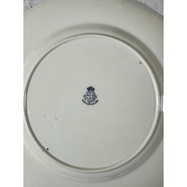 12 Antique Royal Worcester Hand-Painted & Signed Cabinet Plates For Sale - Image 11 of 12