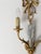Gold Italian Gilt Metal and Glass Two-Light Wall Sconce with Bow by Banci Firenze, 1970s For Sale - Image 8 of 15