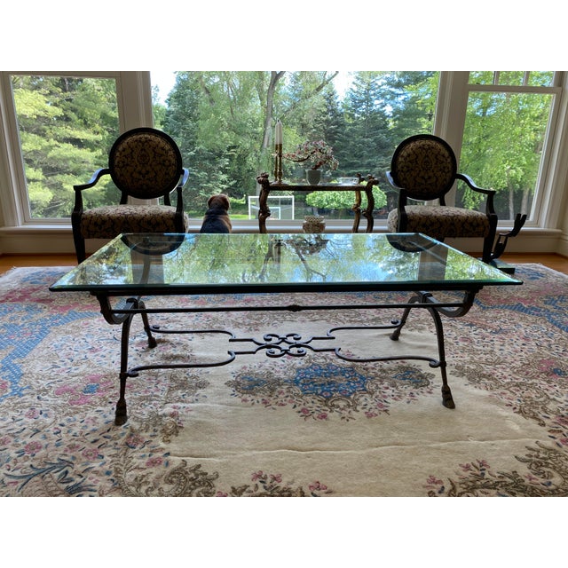 Contemporary Table With Beveled Glass For Sale - Image 10 of 16