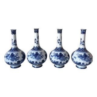 Antique Real Willow Vases by Booths, 1905, Set of 4 For Sale
