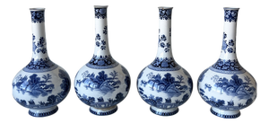 Antique Real Willow Vases by Booths, 1905, Set of 4