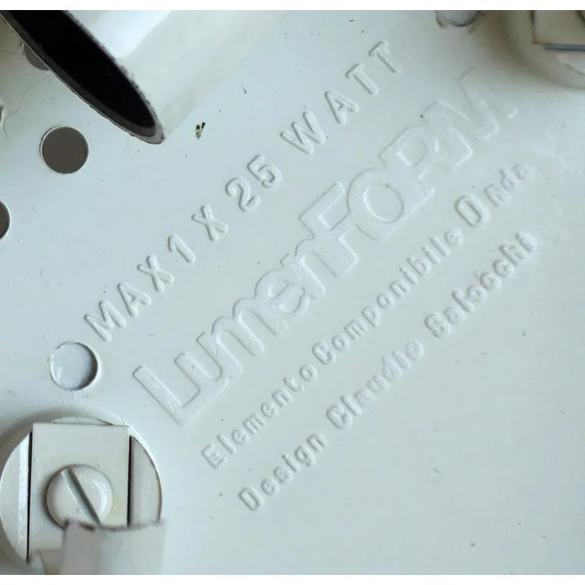 Claudio Salocchi Italian Onda Wall Lamp by Claudio Salocchi, 1960s For Sale - Image 4 of 6