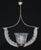 Glass 1950s Fascinating Art Deco Pendant Murano Glass Chandelier by Ercole Barovier For Sale - Image 7 of 17