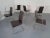 Animal Skin Leather Cantilever Dining Chairs by Karl Friedrich Förster for KFF, 1990s, Set of 6 For Sale - Image 7 of 18