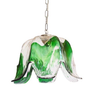 Vintage Murano Glass Pendant Lamp from Mazzega, 1970s For Sale
