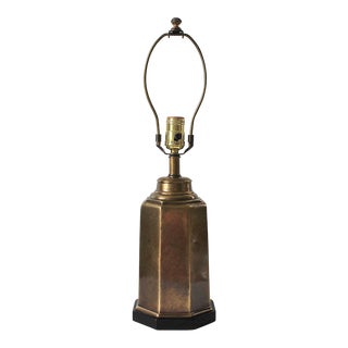Vintage Brass Table Lamp by Frederick Cooper For Sale