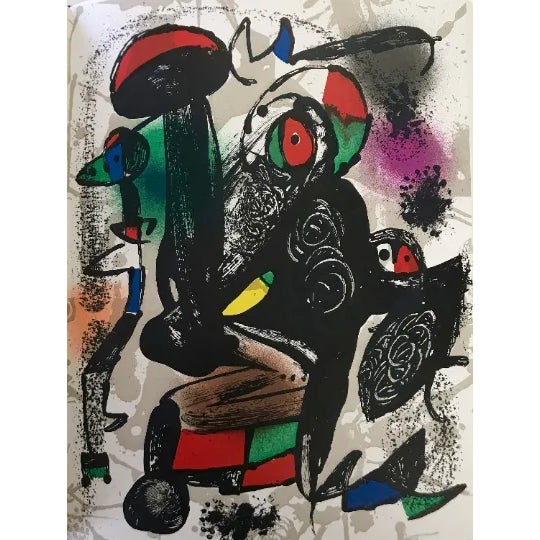 Artist: Joan Miro Country: Spain Title: Untitled v4-3 Medium: Original Lithograph Marks: Not signed not numbered Size:...