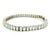 Antique White 1990s 18k White Gold 16.32 Carat Emerald Cut Diamond Tennis Bracelet For Sale - Image 8 of 11