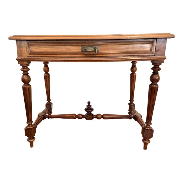 Antique French Louis XVI Style Fruitwood Writing Table/Vanity For Sale