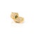 Contemporary Diamond Panther Double Head Bypass Ring in 18k Solid Yellow Gold Size 7 For Sale - Image 3 of 10