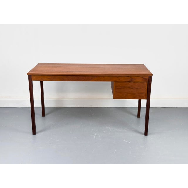 Teak Desk with Drawers from Domino Møbler, 1960s For Sale - Image 11 of 18