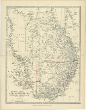 Antique Map of South Australia, 1860