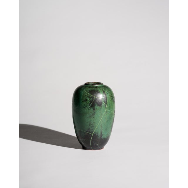 Art Deco Bauhaus Copper Glazed Studio Ceramic Vases by Paul Dresler Grootenburg, Germany, 1940s, Set of 2 For Sale - Image 14 of 18