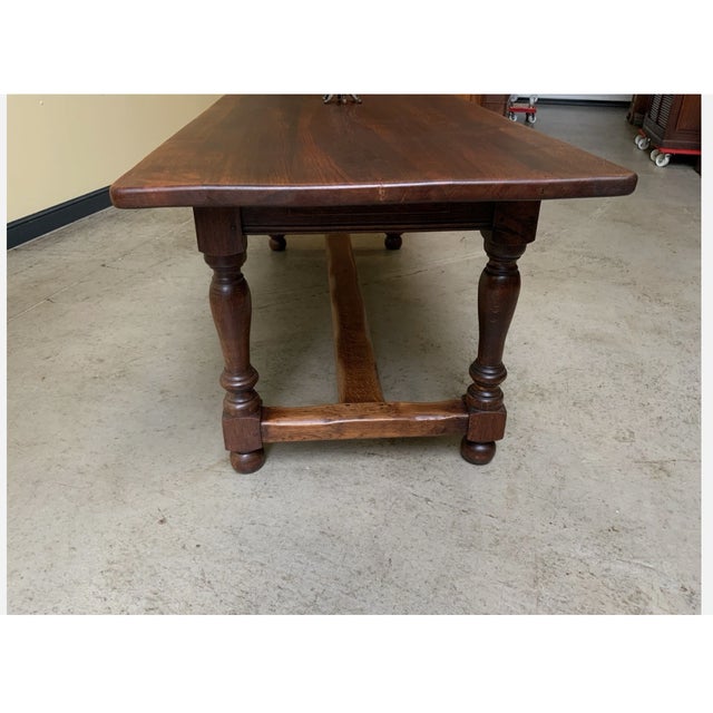 Age: circa 1940 Wood type: solid oak Condition: very good, meticulously maintained, and ready-to-use original condition...