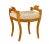 Antique Swedish Birch Empire Stool, 1850 For Sale - Image 9 of 9