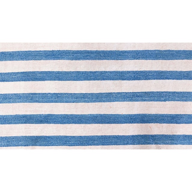 Indian Vintage Indian Dhurrie Rug Doris Leslie Blau For Sale - Image 3 of 8